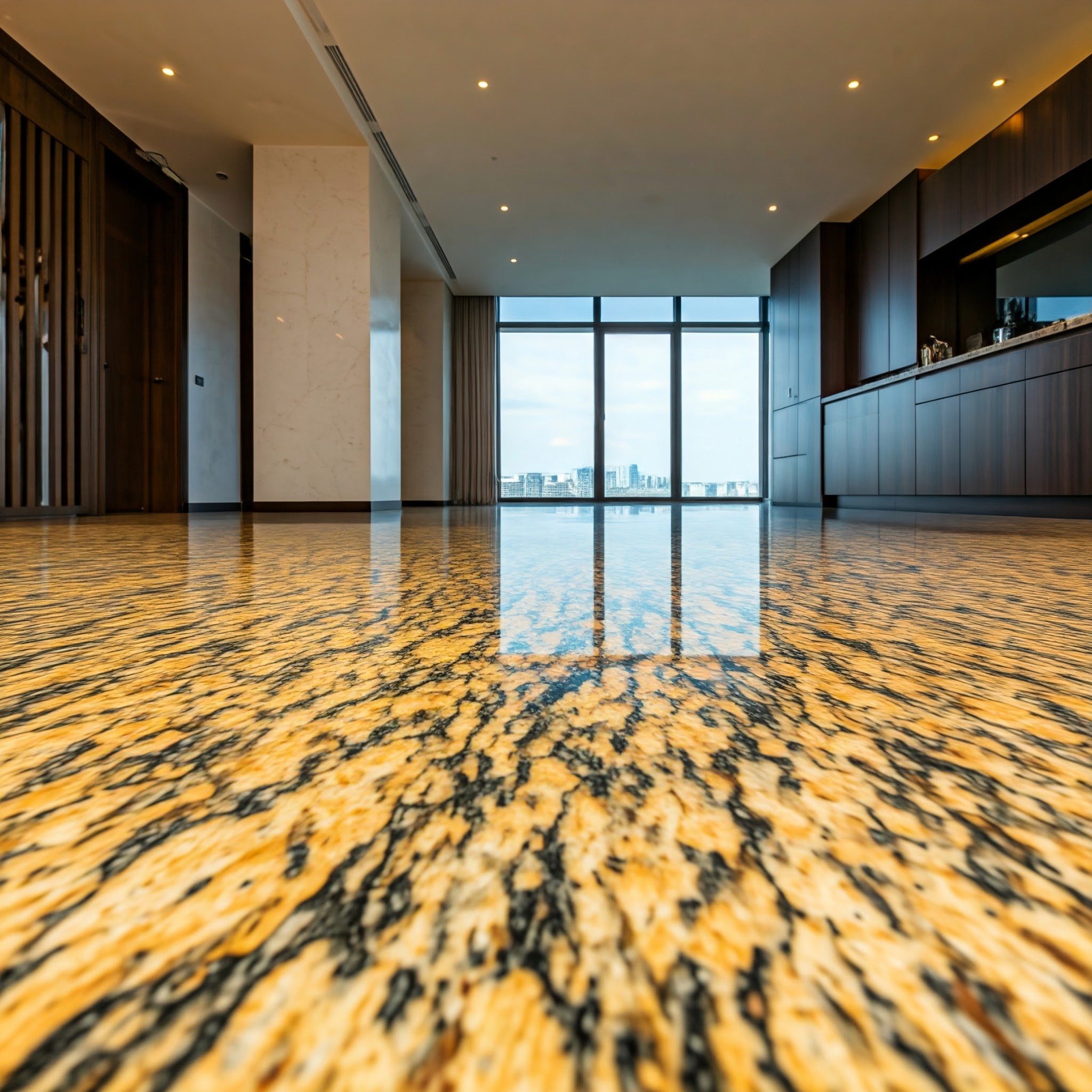 Alaska Gold Granite Flooring