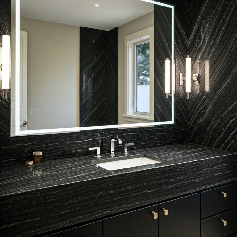 Black Granite: Polished vs. Honed Finishes | Key Differences